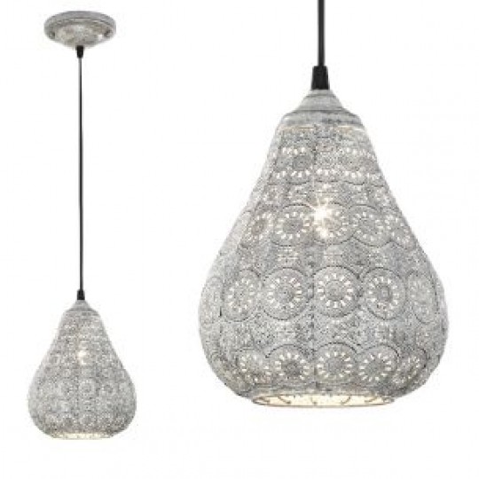 Colgante JASMIN gris antiguo TRIO 
